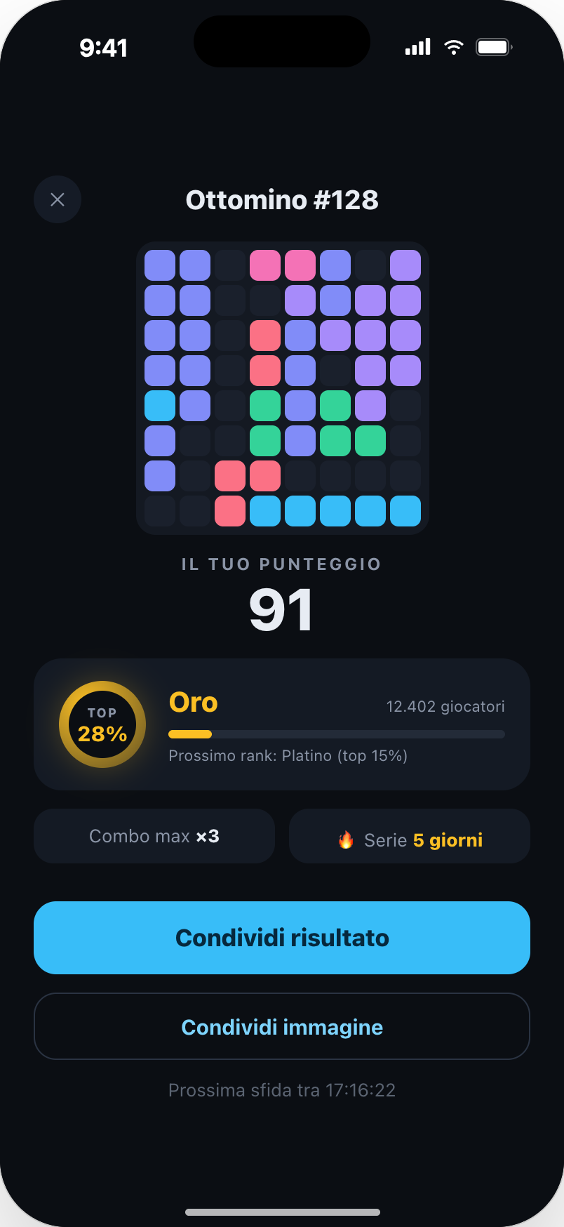 Ottomino — daily result